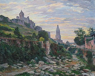 Bild Gemälde - Unbekannter Künstler - Cathedrale von Genova
