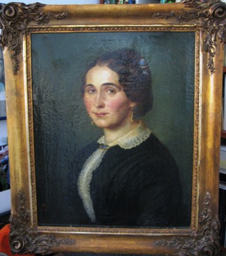 Bild Gemälde - Unbekannter Künstler - Portrait einer vornehmen Dame