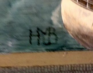 Bild Gemälde - unbekannter Künstler - Hafenanlagen