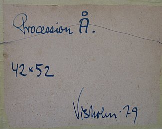 Bild Gemälde - Visholen - Procession A