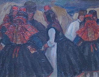 Bild Gemäde - Walter Waentig - Die Kirmesshizze