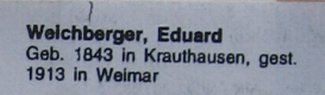 Bild Gemälde - Eduard Weichberger - Ettmarshausen