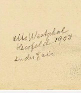 Bild Gemälde - Otto Westphal - An der Geis 1908