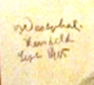 Bild Gemälde - Otto Westphal - Hersfeld Innenstadt 1905