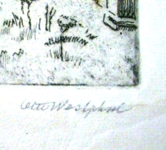 Bild Gemälde - Otto Westphal - Stiftsruine Bad Hersfeld