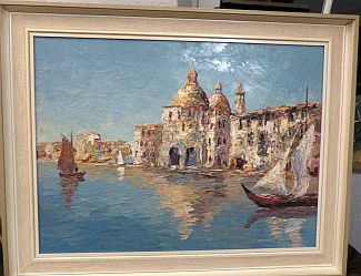 Bild Gemälde - Harry Winkler - Santa Maria della Salute - Venezia