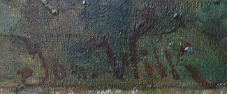 Bild Gemälde - Joseph Wilk - Rosenmädchen