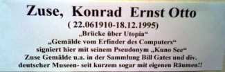 Bild Gemälde - Konrad Zuse - Brücke über Utopia